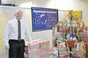 O Grupo AWR® realizou a doação de 240 litros de leite para a Campanha do Leite, do Banco do Brasil, em prol da entidade